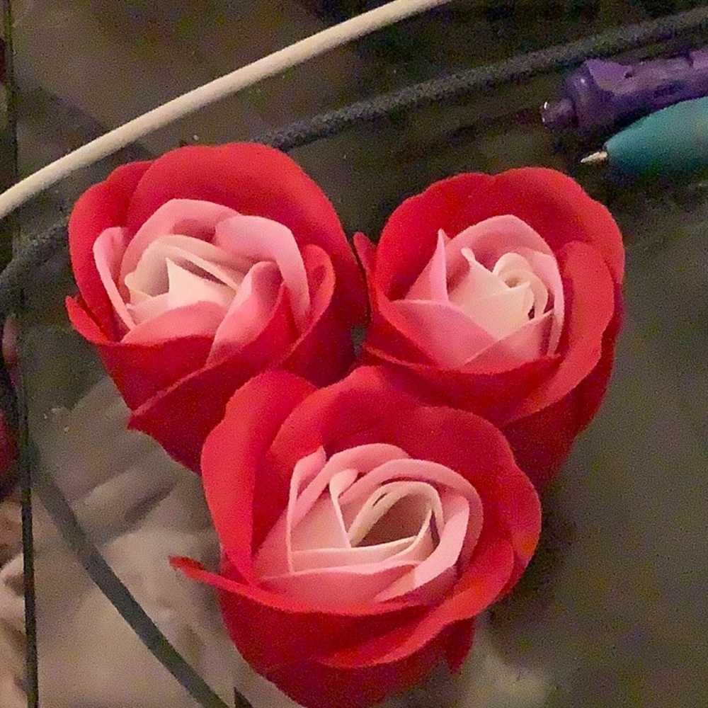 Rose Petal Handmade Soaps 3 per Purchase🌹 - Picture 3 of 4